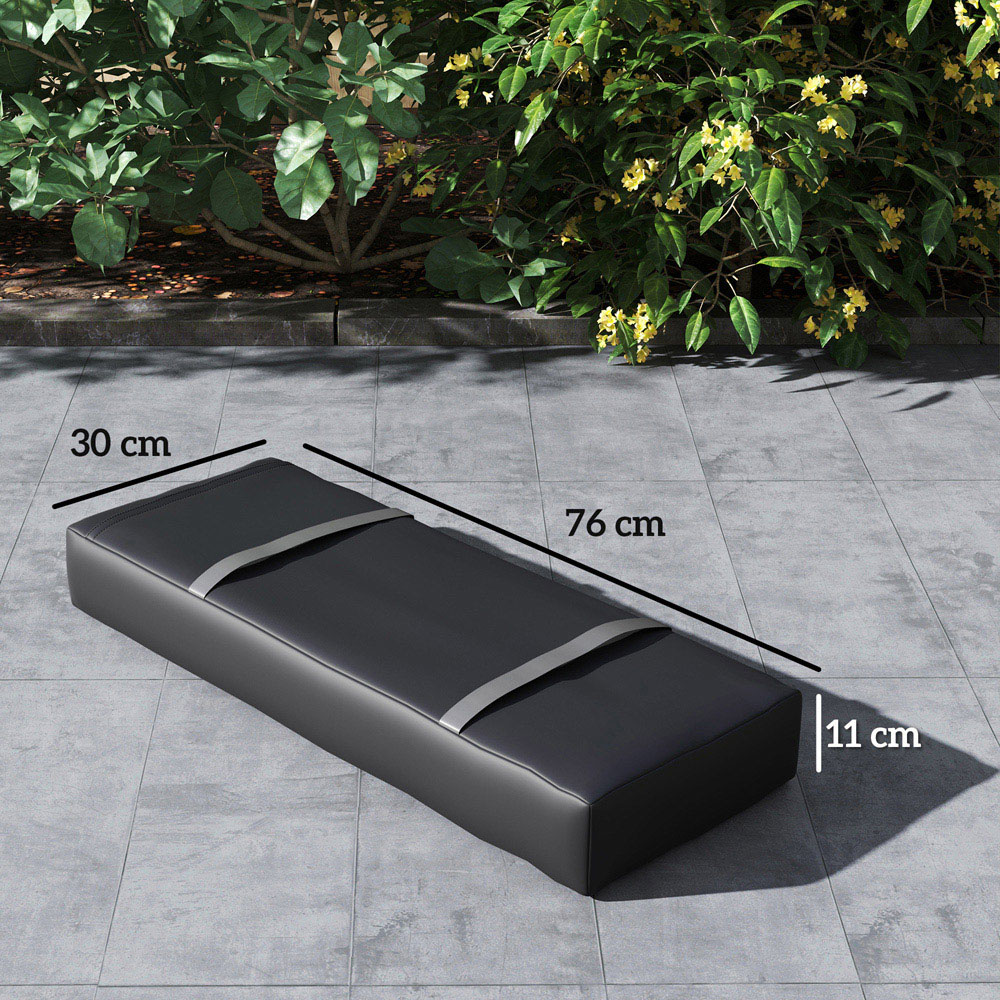 Outsunny Set of 4 Black Parasol Base Image 7