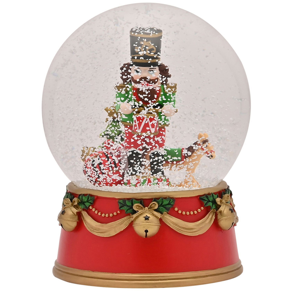 The Christmas Gift Co Musical Nutcracker Snow Globe Image 2