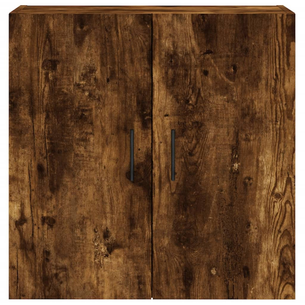 vidaXL 2 Door Smoked Oak Wall Cabinet Image 5