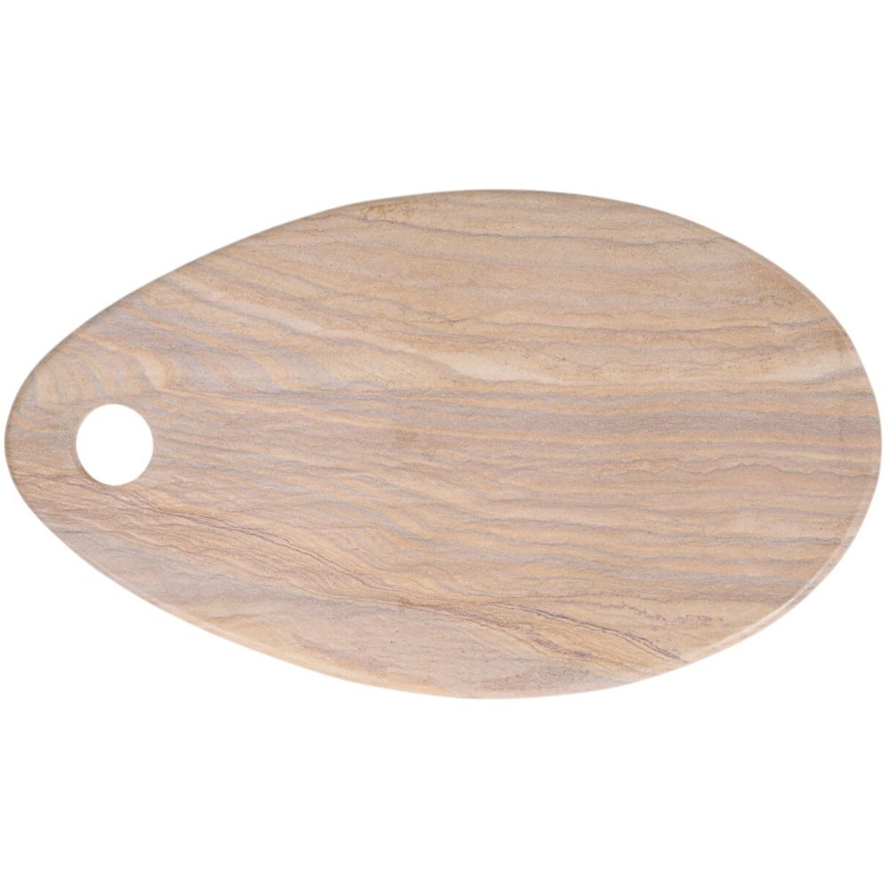 Rainbow Sand Stone Oval Serving Board Natural Image 1