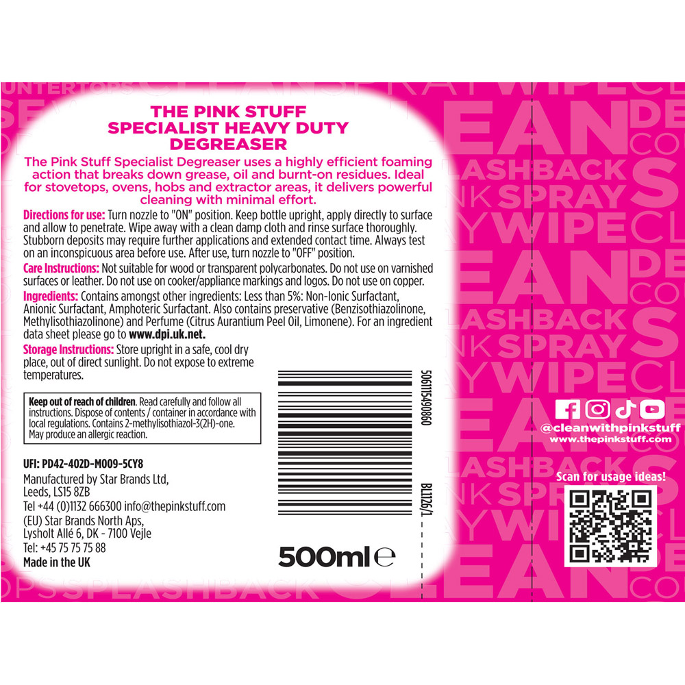The Pink Stuff Kitchen Degreaser Image 2