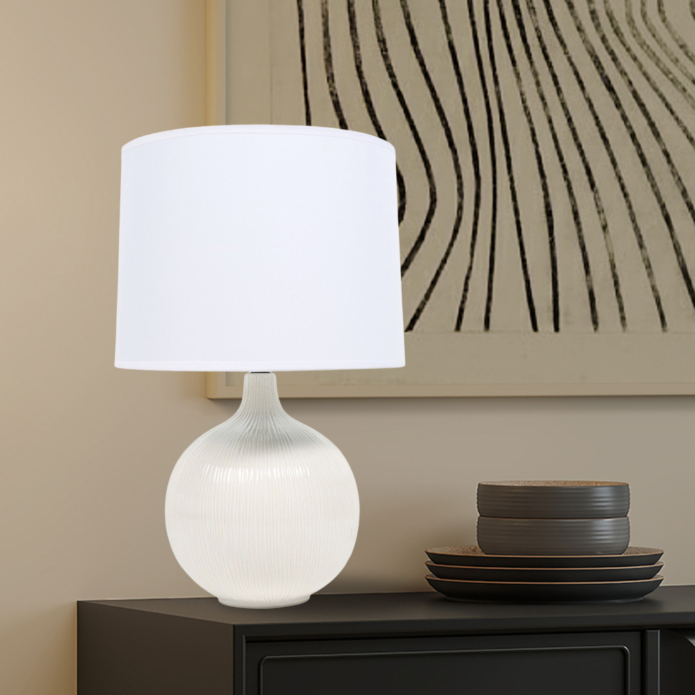 Loretta Table Lamp White Image 2