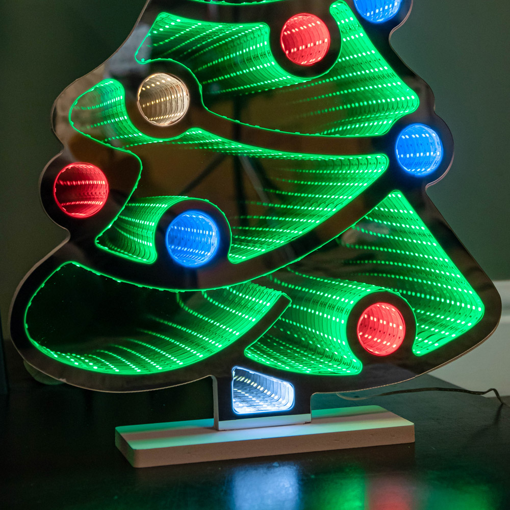 Samuel Alexander Light Up Christmas Tree Infinity Decoration 60cm Image 6