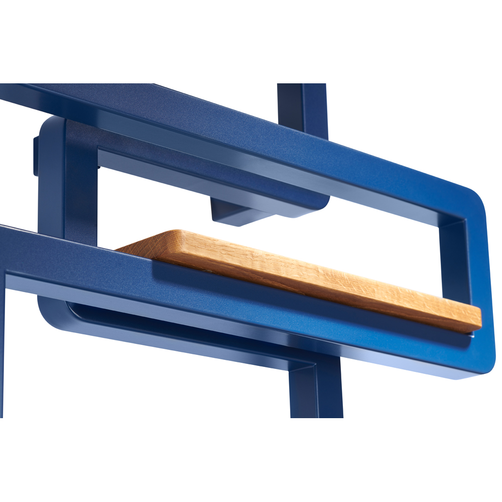 Terma Bookie Denim Blue Heated Towel Rail 655 x 500mm Image 5