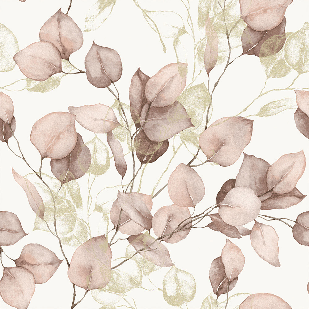 Muriva Eucalyptus Blush Wallpaper Image 1