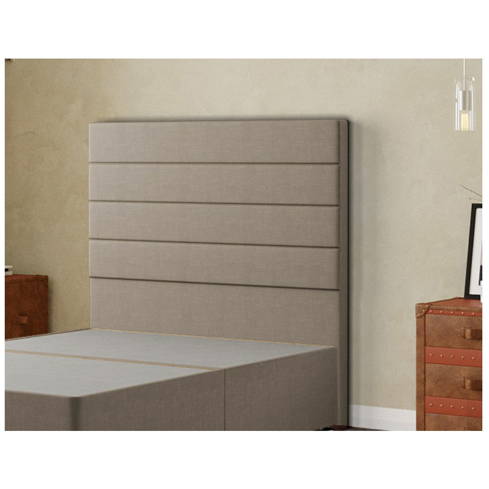Eleganza George Single Malham Weave Mink Floor Standing Headboard Image 4