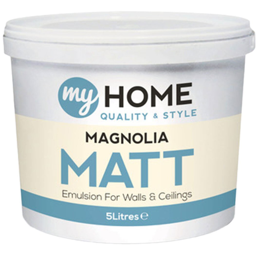 My Home Walls and Ceilings Magnolia Matt Emulsion Paint 5L Image 2