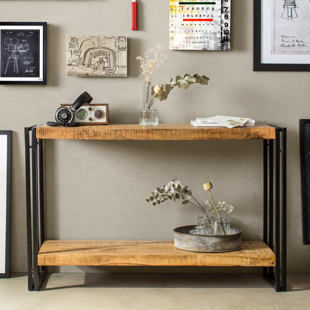 Brooklyn Carnaby Single Shelf Industrial Console Table  Image 4