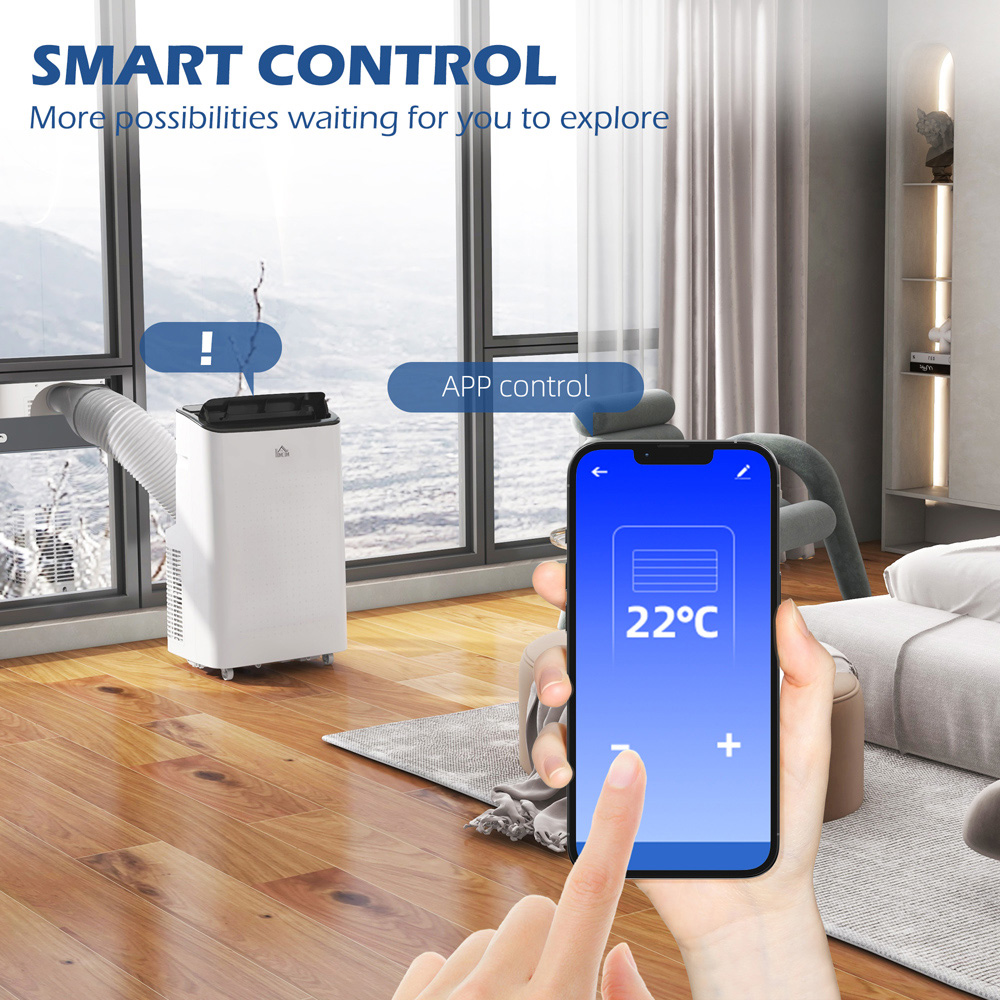 HOMCOM White 14000BTU Air Conditioner Image 6