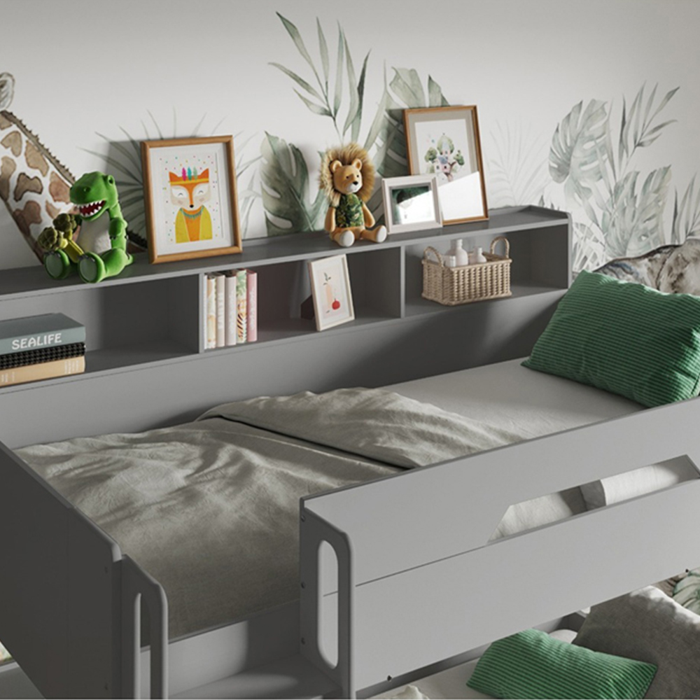 Flair Interstellar Triple Grey Bunk Bed Image 2