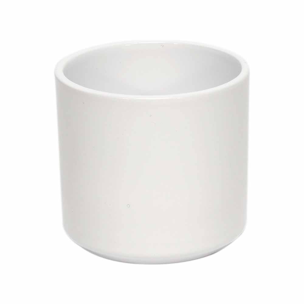 Wilko Indoor Planter Mini White 8cm Ceramic