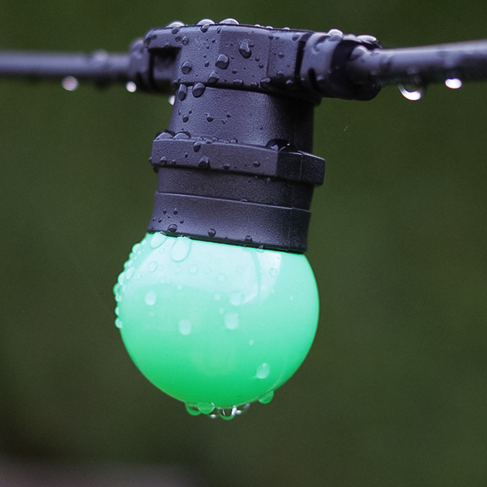 Eagle Connect G45 E27 Green LED Bulb with Plastic Cover Image 3