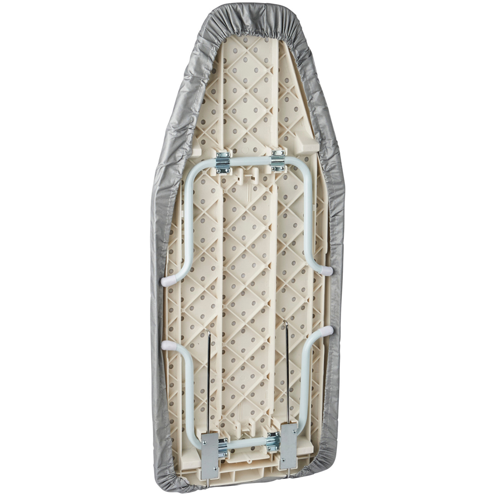 Sewing Online 012122 White Table Top Ironing Board with Tray and Silver Cover 78 x 32 x 11cm Image 3