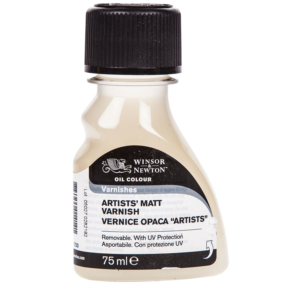 Winsor and Newton Artists' Clear Matt Varnish - 75ml Image