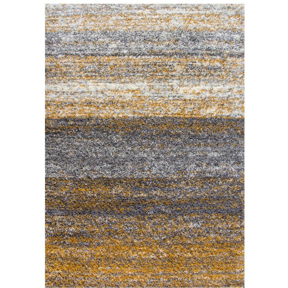 Kukoon Alder Stripe Beige Shaggy Rug 240 x 330cm Image 2