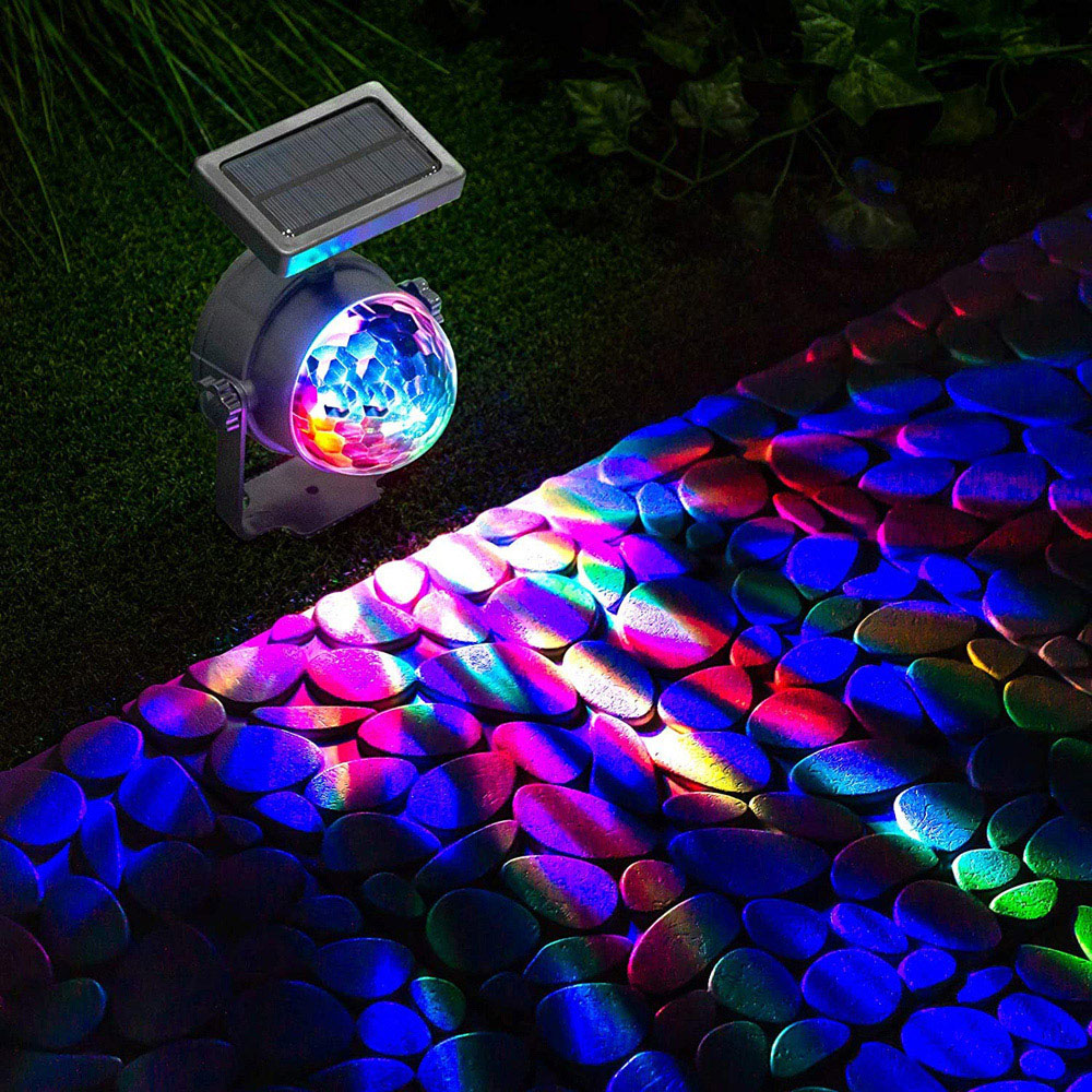 wilko Solar Powered Outdoor Carnival Spot Light Image 4