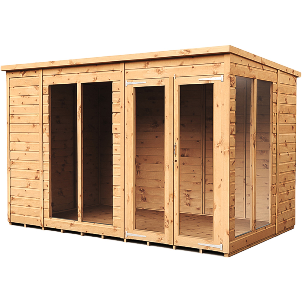 Empire Sheds 10 x 6ft Double Door Tongue and Groove Pent Summerhouse Image 1