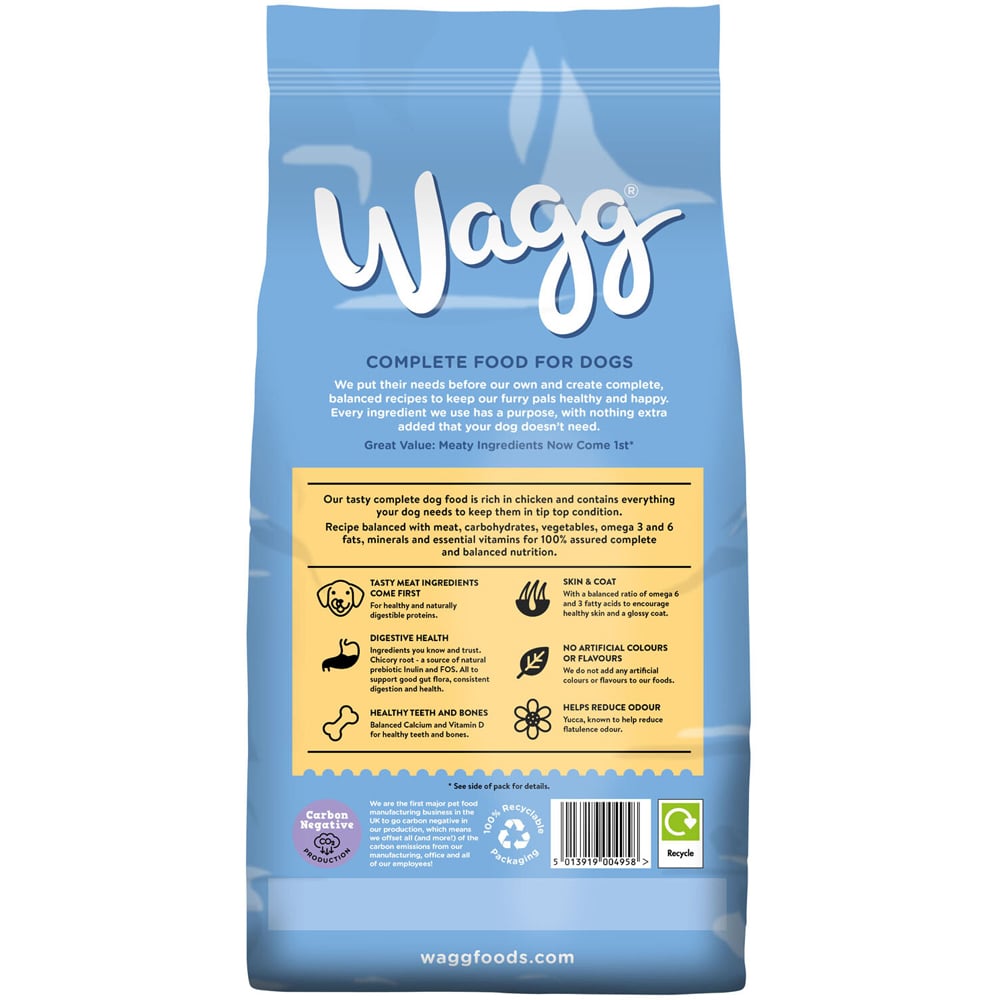 Wagg Meaty Goodness Adult Complete Chicken Dinner Dog Food 2kg Image 2