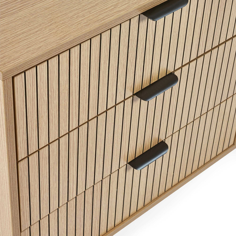 Julian Bowen 6 Drawer Warm Wood Storage Chest Image 5