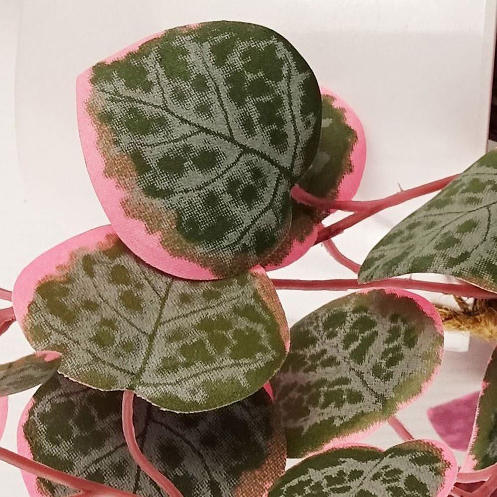 Leaf Trailing Pink String of Hearts Hanging Artificial Plant 90cm Image 4