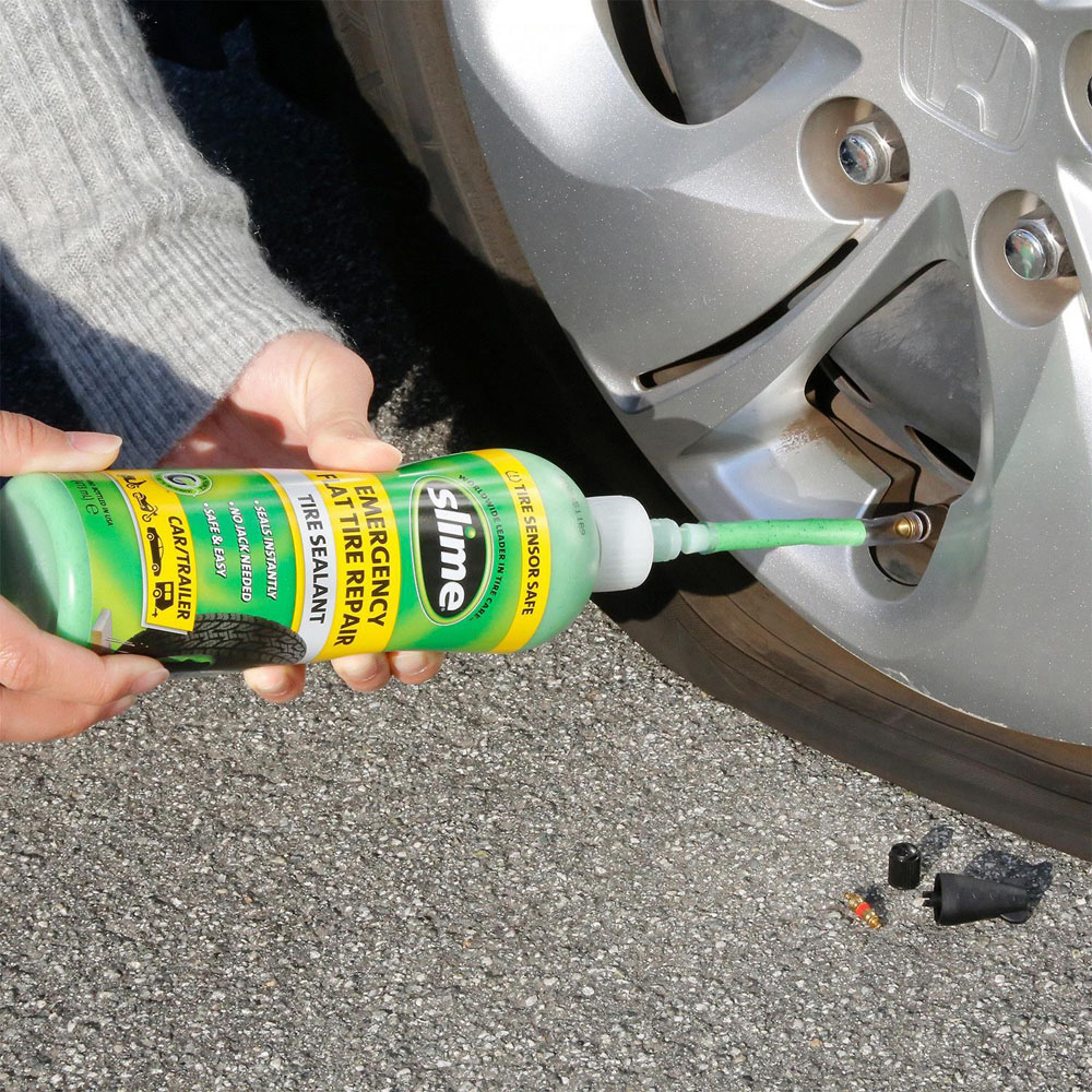 Slime Emergency Puncture Repair Flat Tyre Sealant 473ml Image 2
