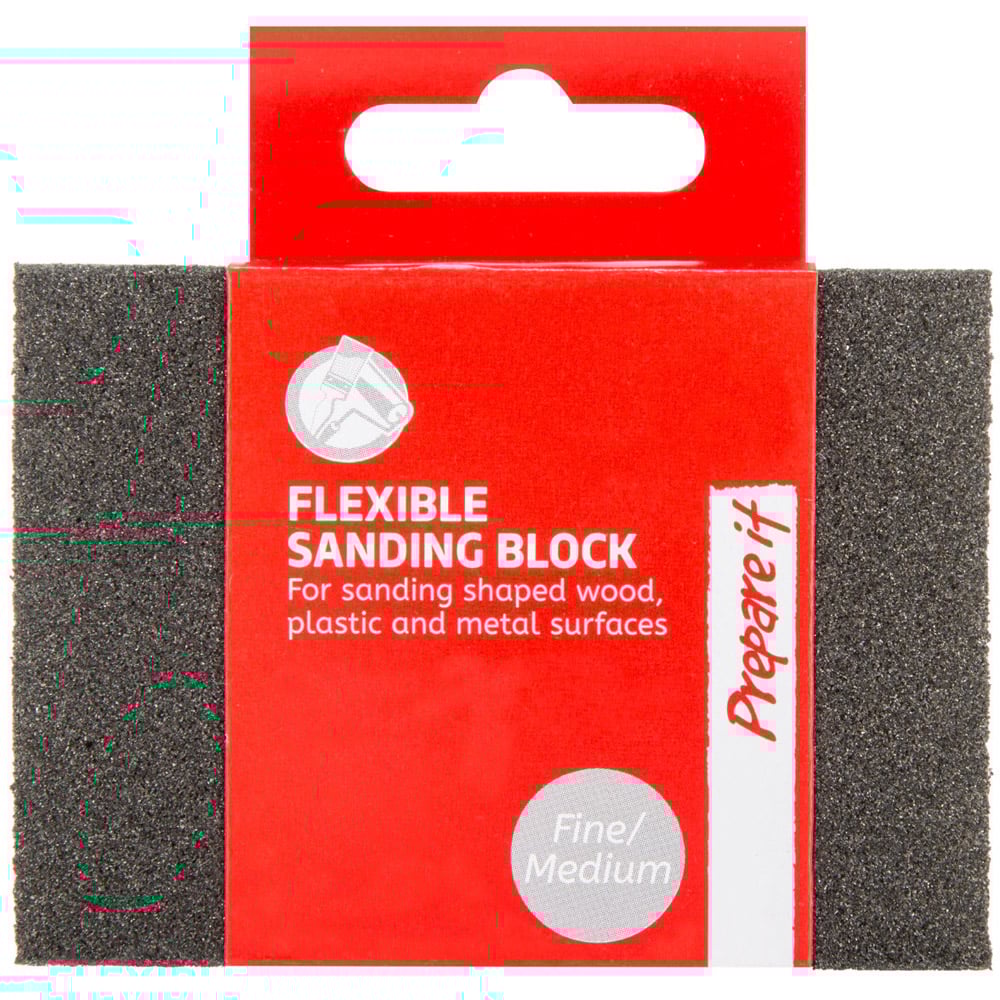 Prepare it Fine and Medium Flexible Sanding Block Image