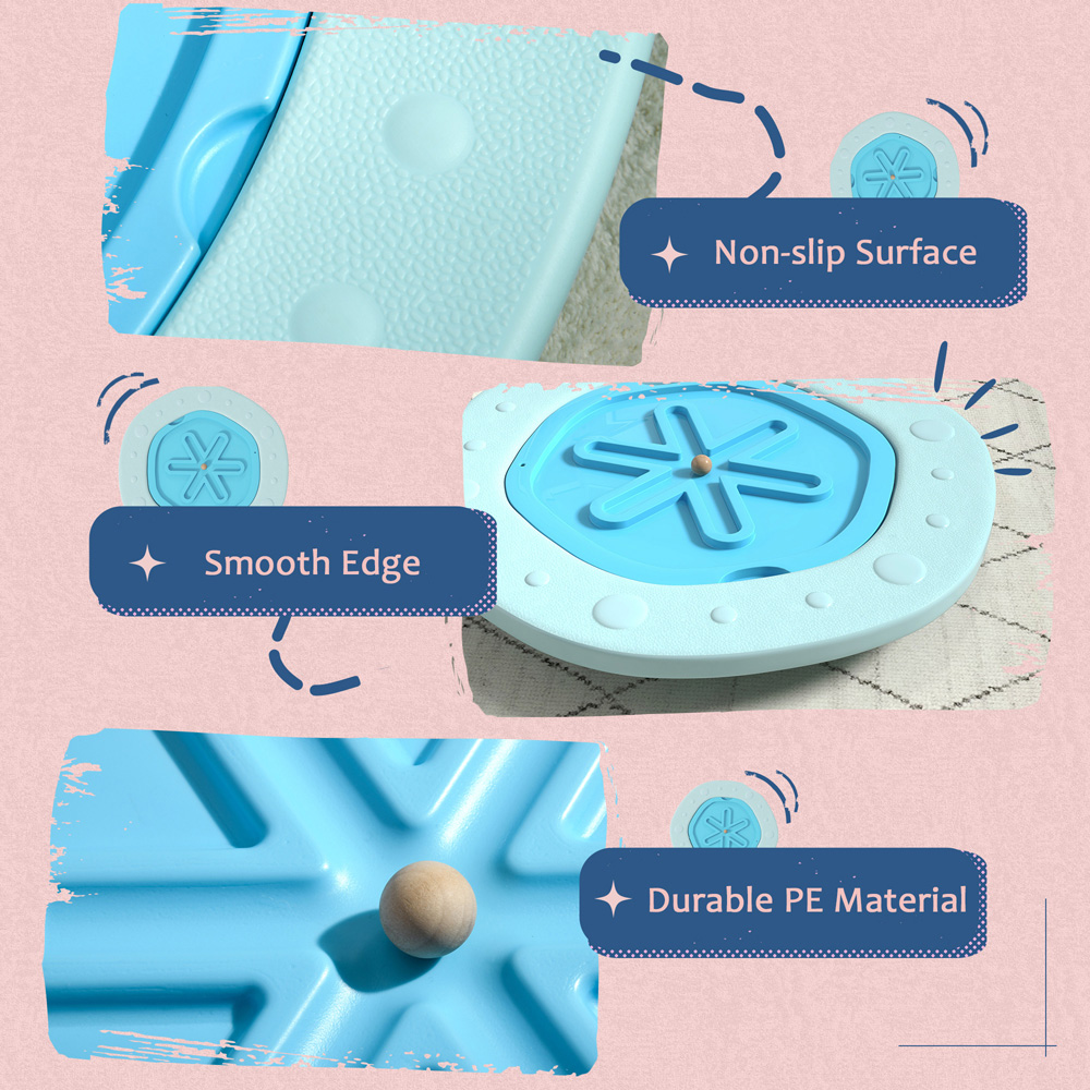 Tommy Toys Zonekiz 2 in 1 Blue Kids Balance Board with Ball Image 6