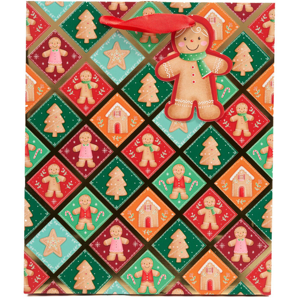 Gingerbread Gift Bag Medium Image 2