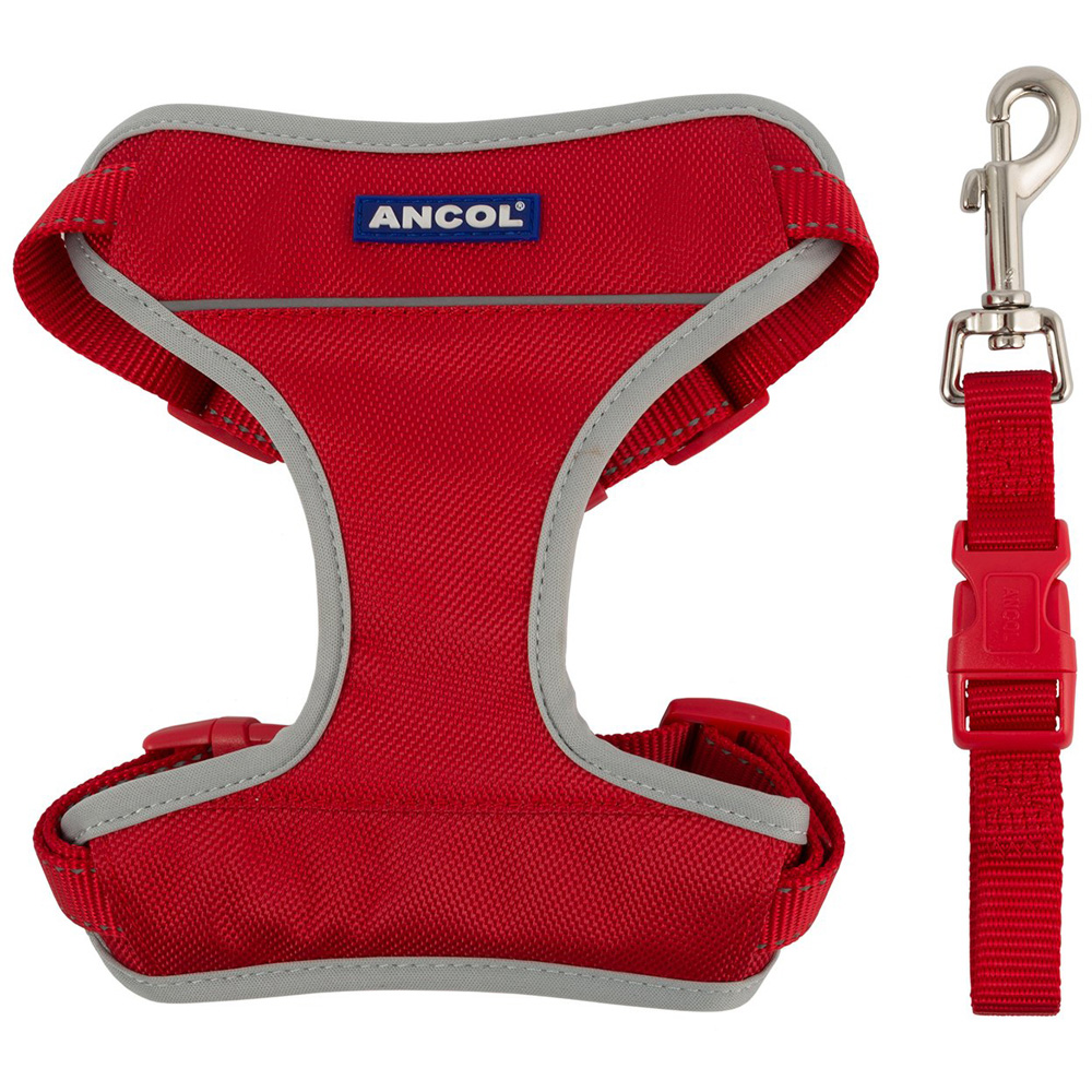 Travel and Exercise Harness for Dogs - Red / Large Image 1