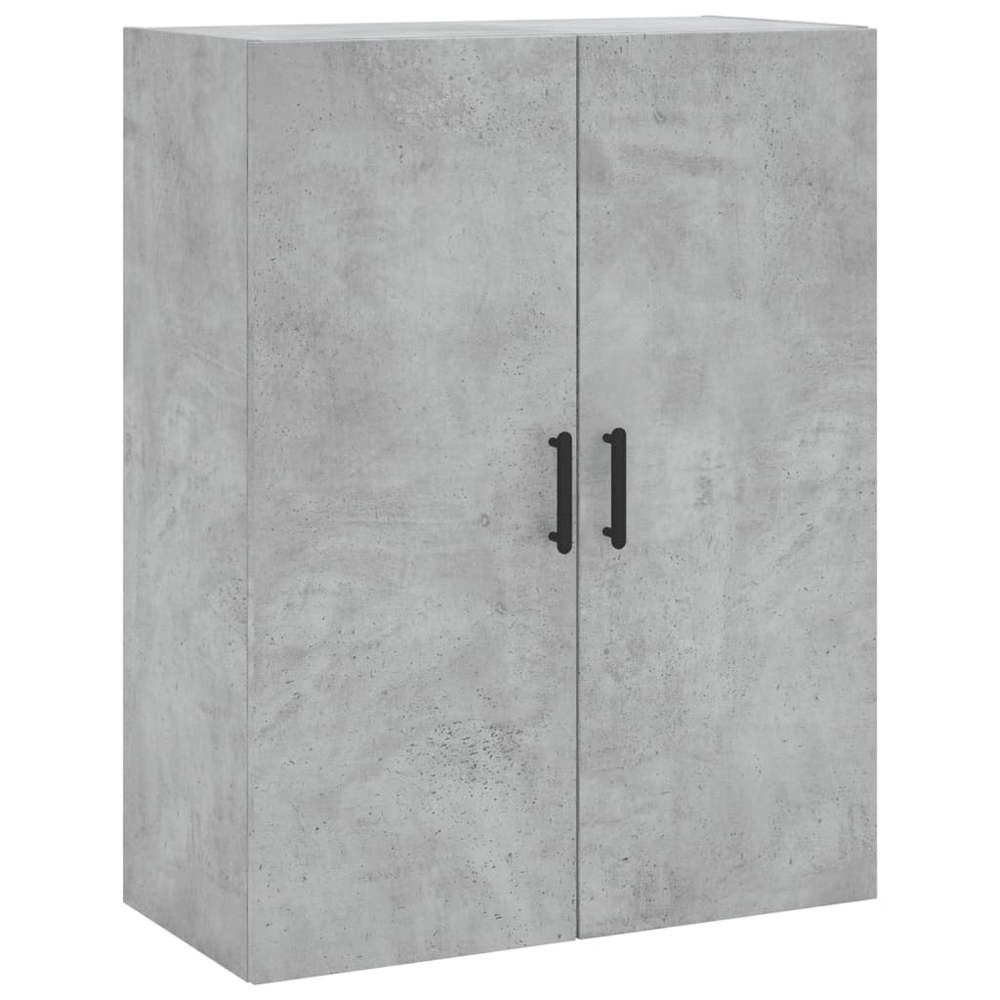vidaXL 4 Door Concrete Grey Highboard Image 5