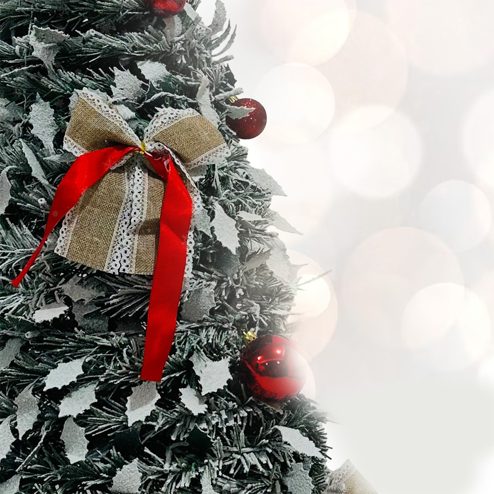 Noel Square Warm White LED Fully Decorated Xmas Tree 4.9ft Image 3