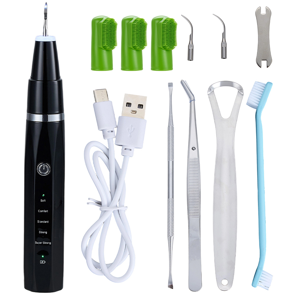 H&O Direct Black Rechargeable Pet Teeth Cleaning Kit Image 6