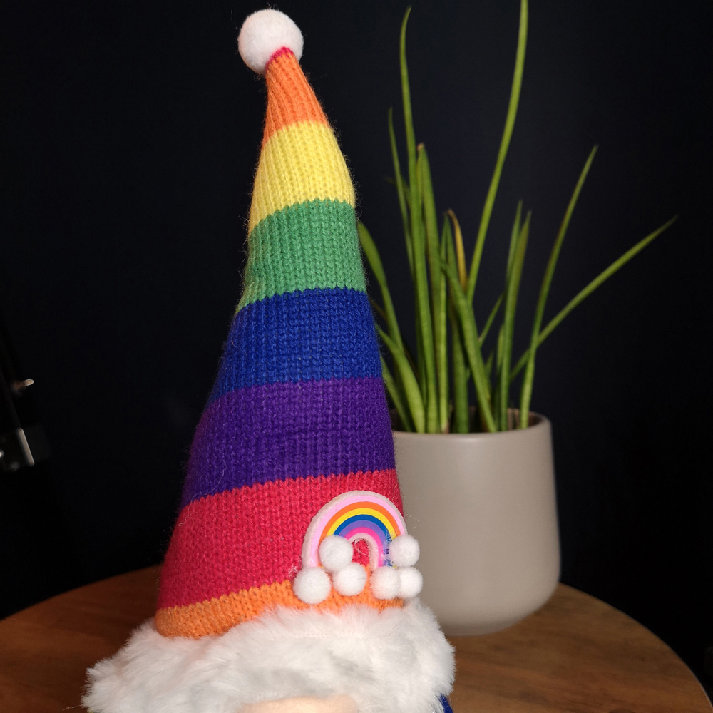 Samuel Alexander Rainbow Plush Seating Gonk Christmas Decoration 47cm Image 6