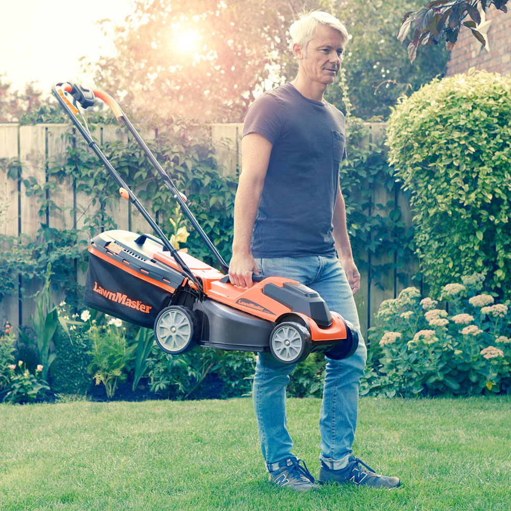 LawnMaster MX 24V 34cm Cordless Lawnmower with Battery Image 8