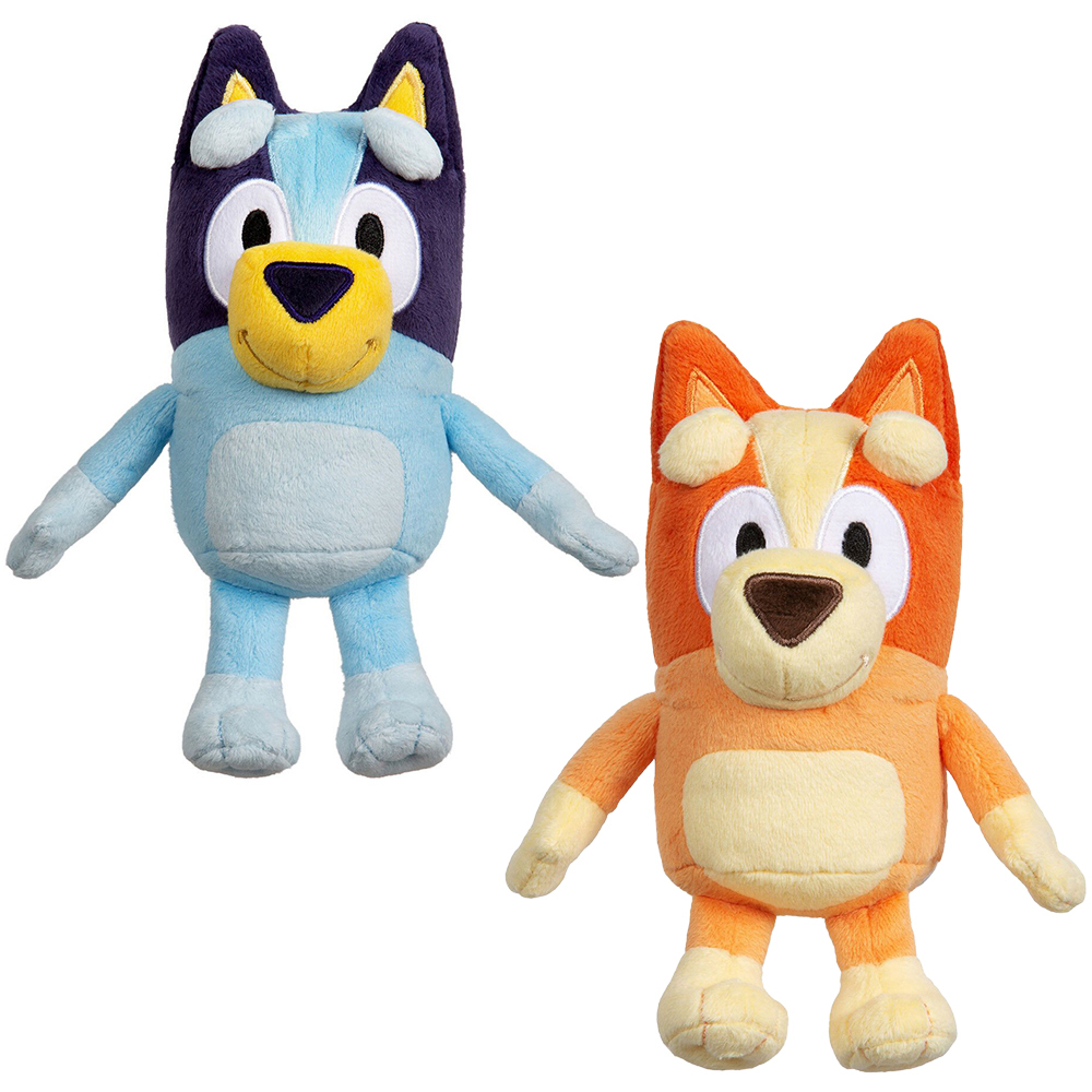 Single Bluey or Bingo Plush Soft Toy in Assorted styles Image 1