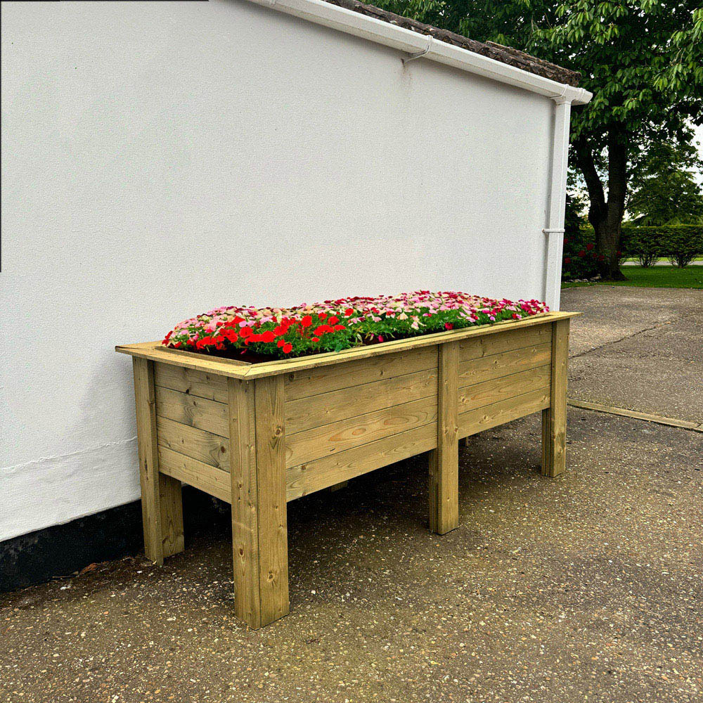 Shire Bloom Wooden Deep Planter 71 x 171 x 62cm Image 2