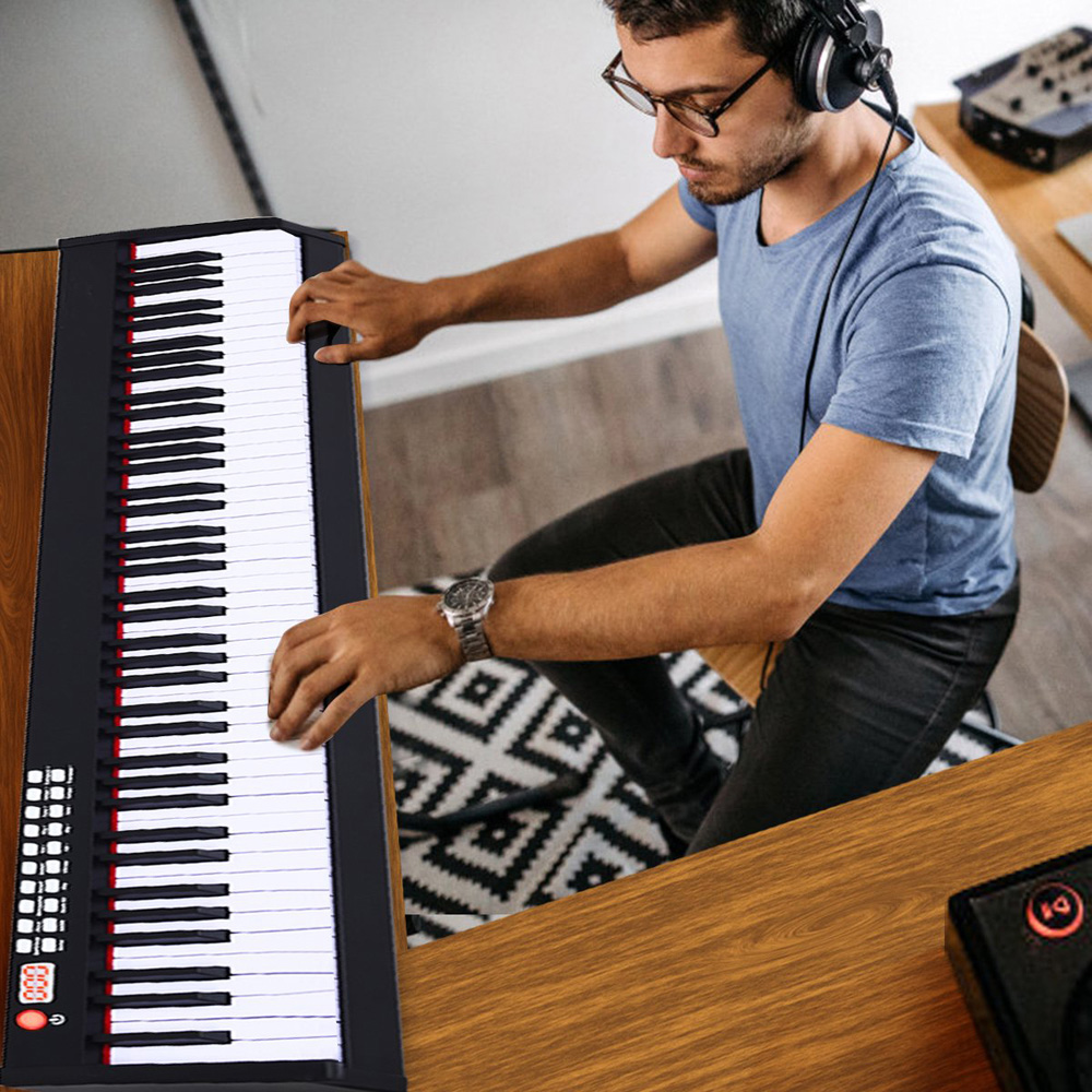 Costway MU10099GB Black Portable Electronic Keyboard Piano Image 2