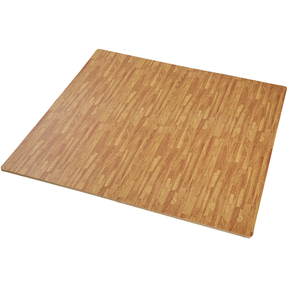 tectake Wood Decor Interlocking Gym Mat 12 Pack Image 9