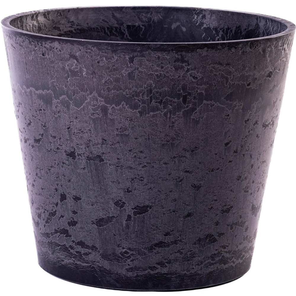 Garden Gear Caesar Charcoal Marble Effect Planter 31cm Image 1
