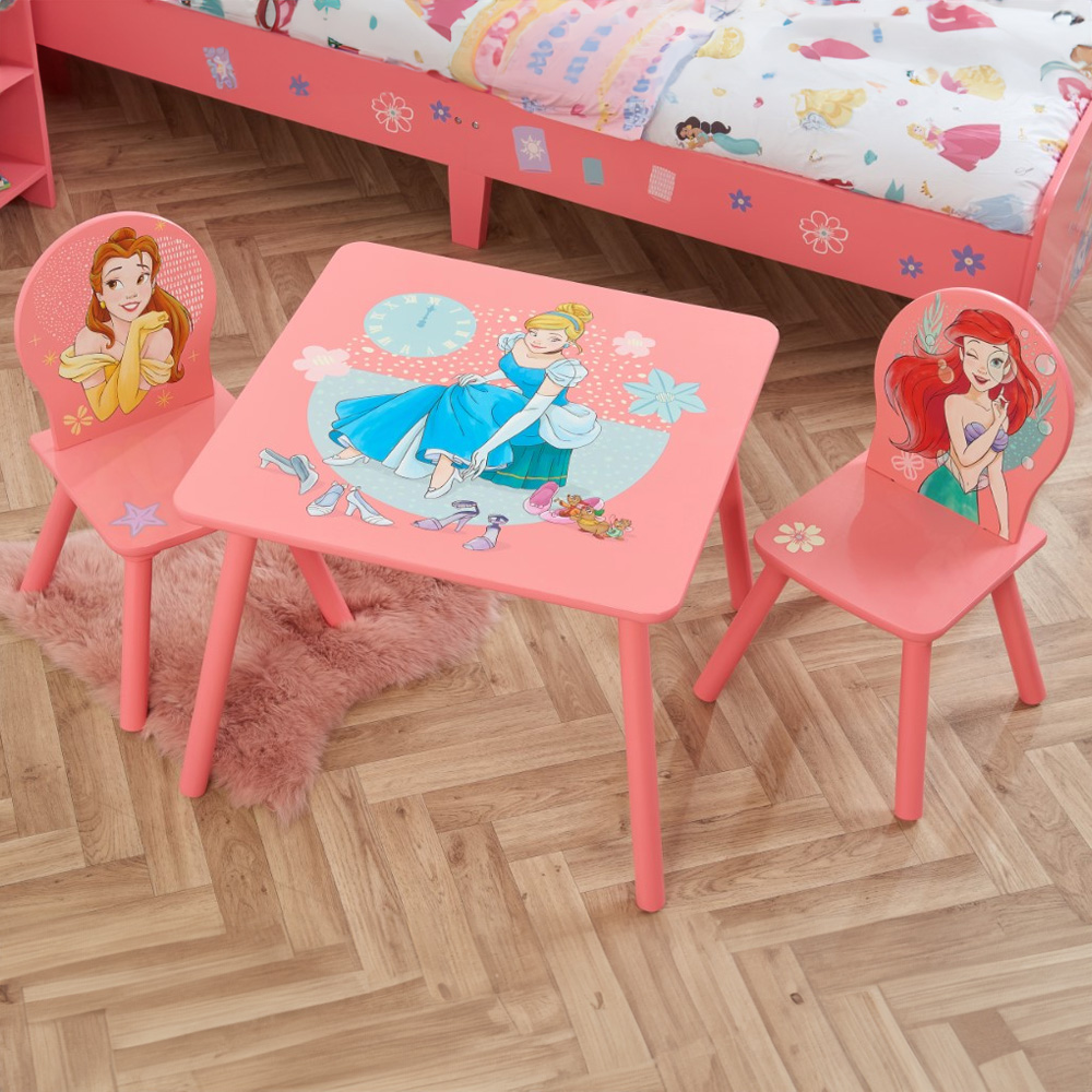 Disney Princess Table and Chairs Set Image 1