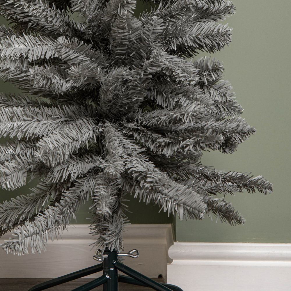 Samuel Alexander Grey Pencil Artificial Christmas Tree 6ft Image 6