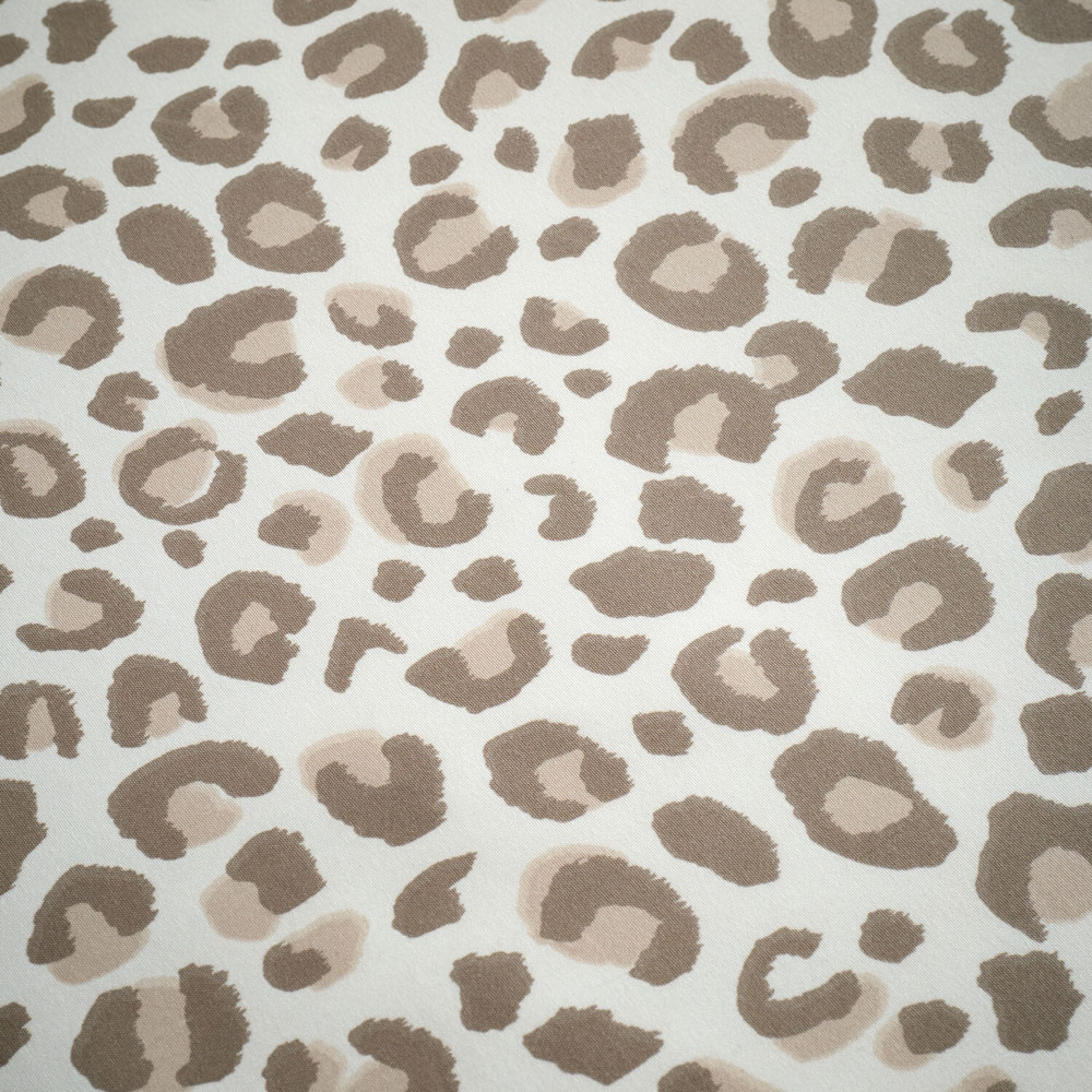 Leopard Print Duvet Natural Single Image 4