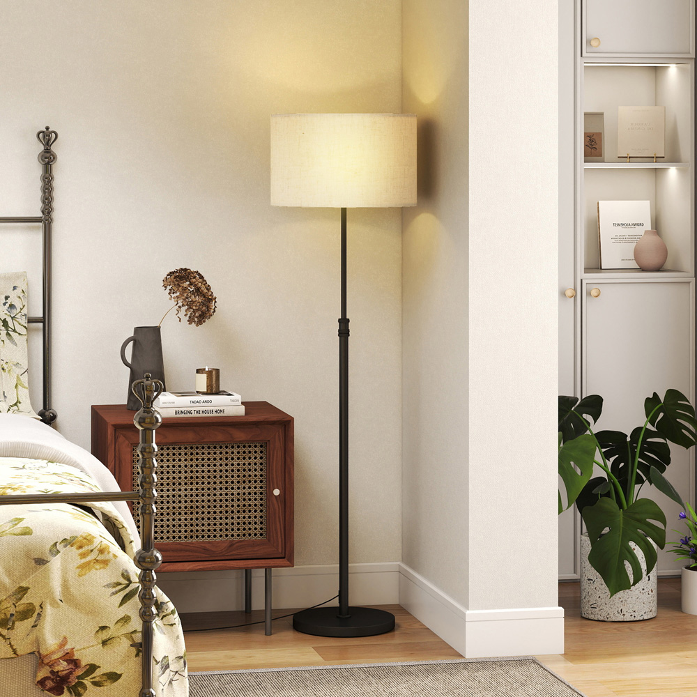 HOMCOM Modern Adjustable Colour Temperature Dimmable Floor Lamp Image 3