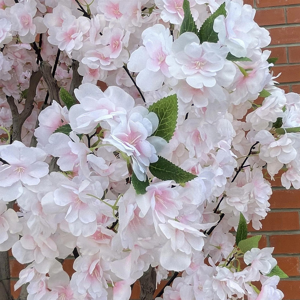 Leaf Cherry Blossom Artificial Tree in Pot 9ft Image 4