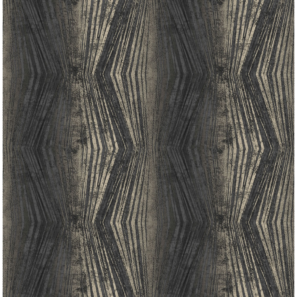 Graham & Brown Boutique Wallpaper Vermeil Stripe Charcoal Image 1