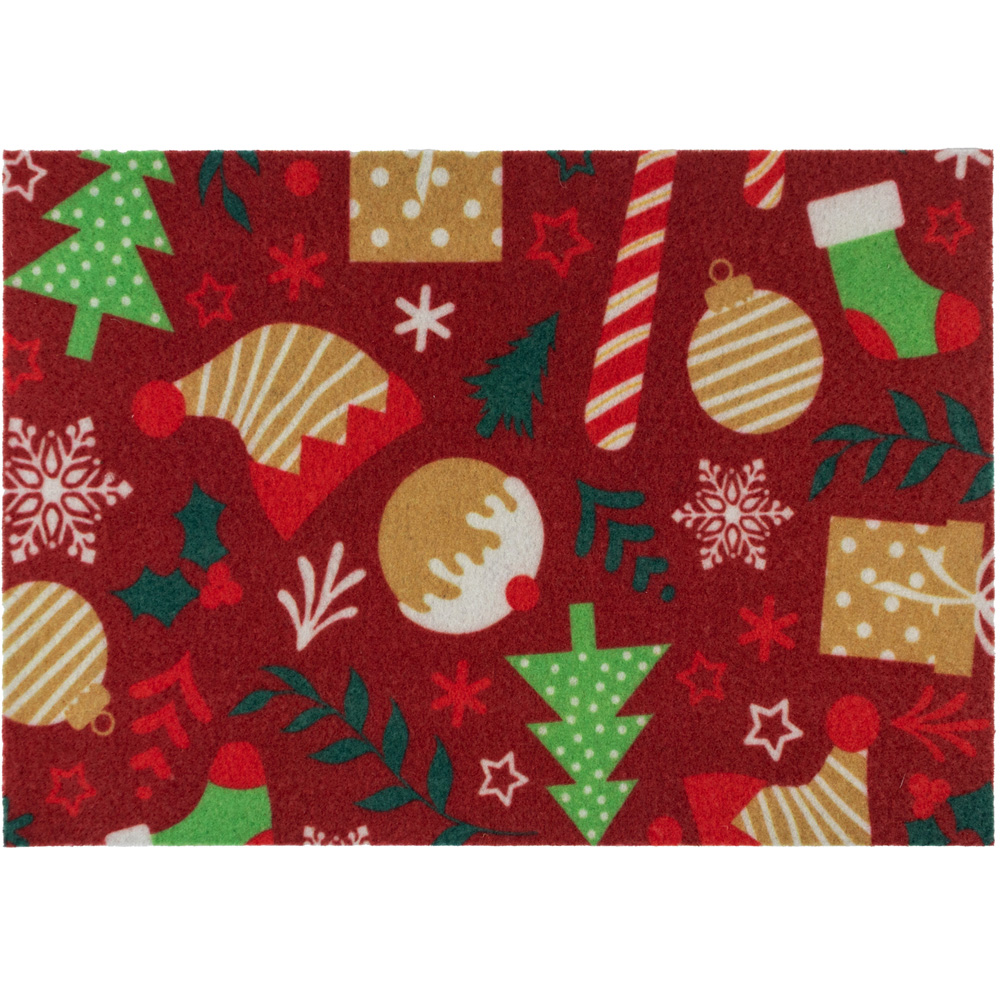 JVL Candy Lane Entrance Doormat 40 x 57cm Image 1