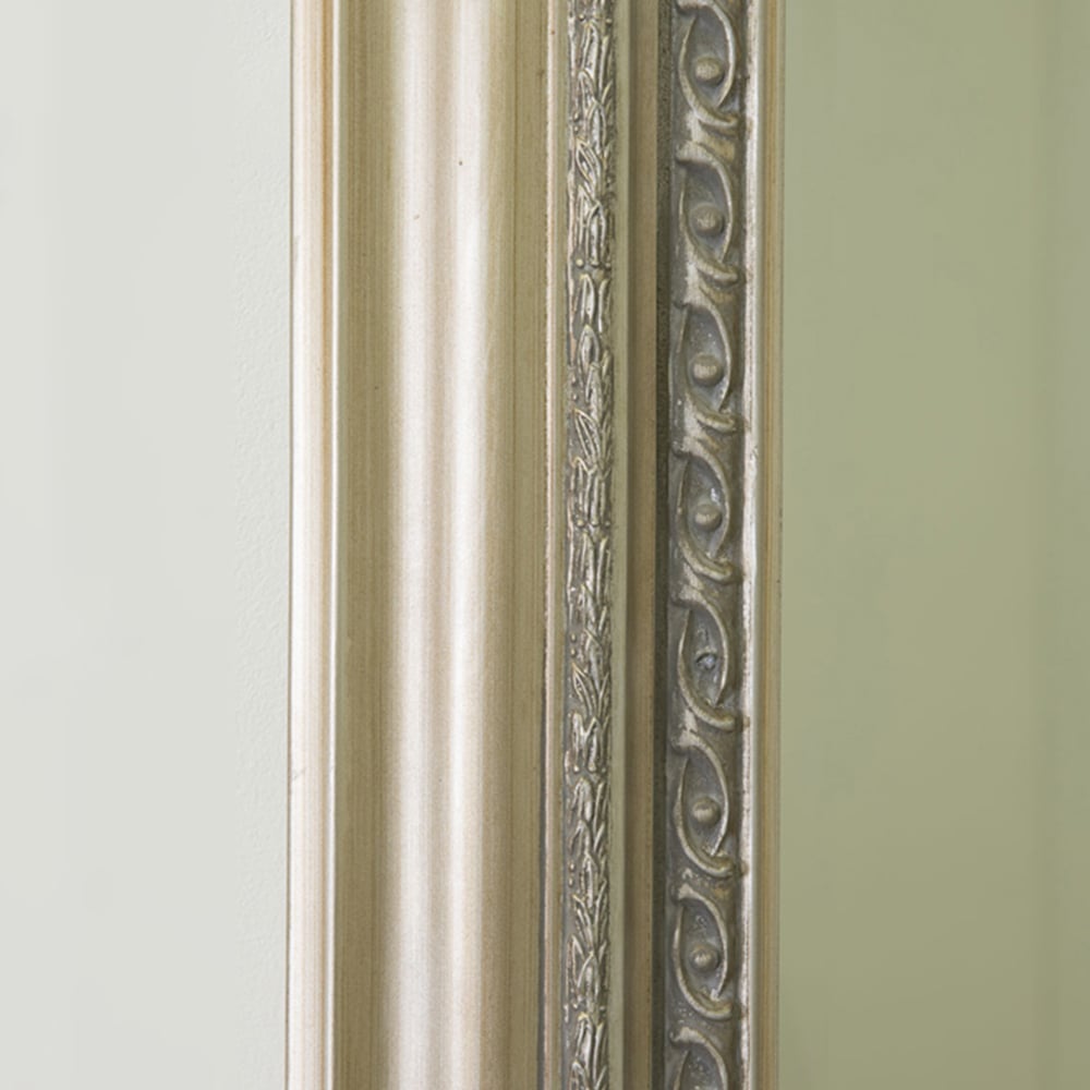 MirrorOutlet Caspian Vintage Silver Antique Wall Mirror 178 x 87cm Image 4