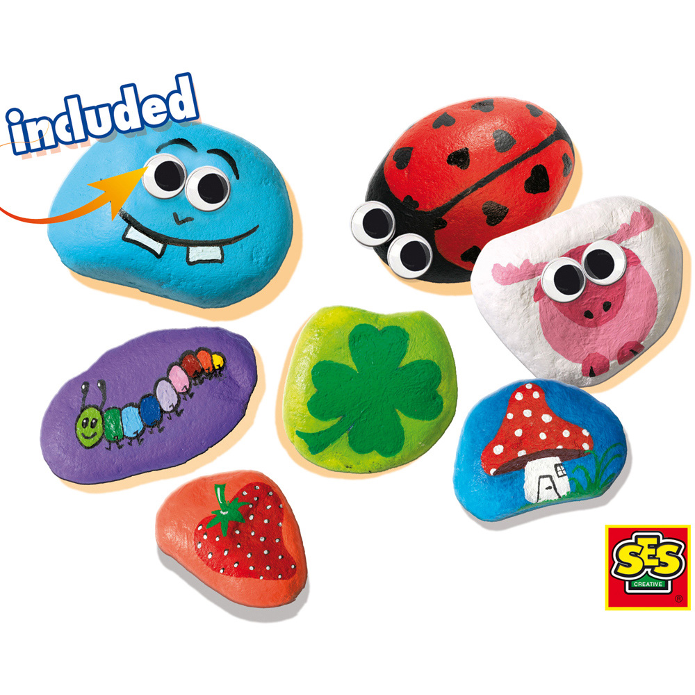 SES Creative Painting Stones Kit Image 3