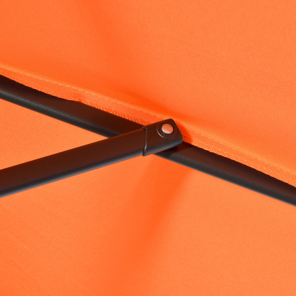 Outsunny Orange Patio Parasol 2m Image 3