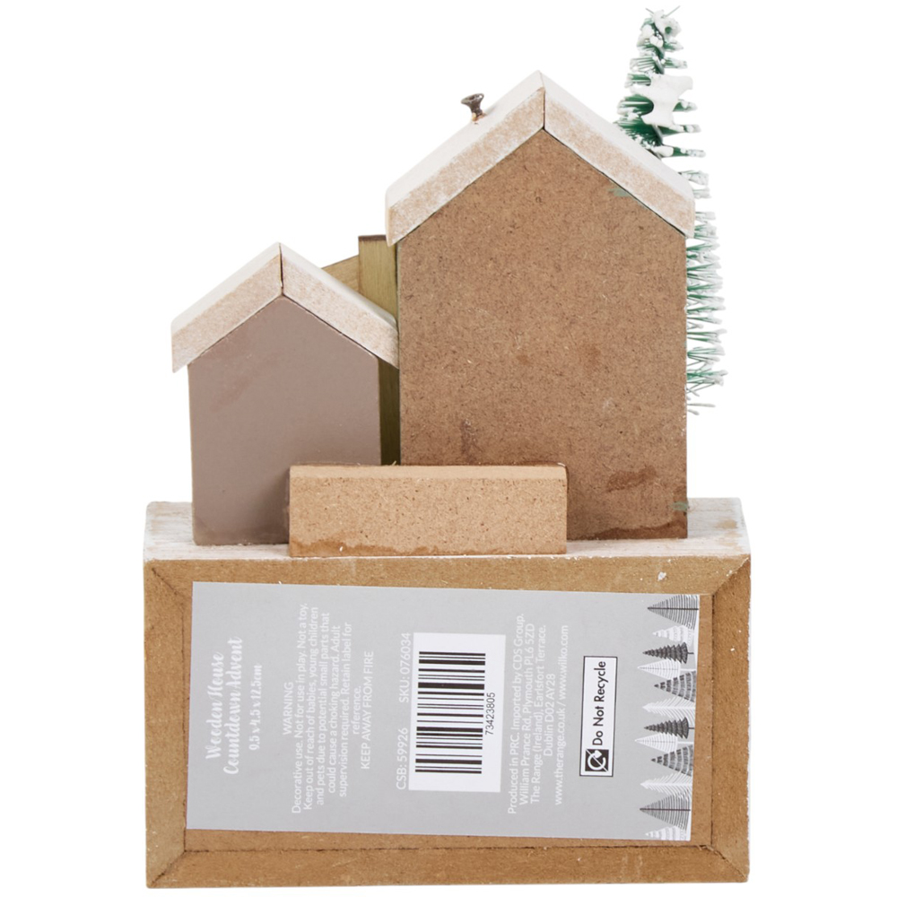 Wooden House Countdown Advent Image 2